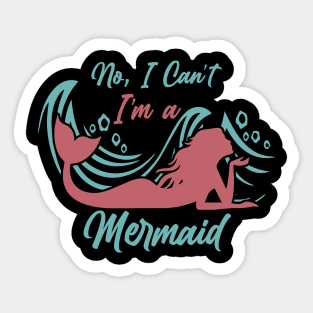 Funny Mermaid Sticker